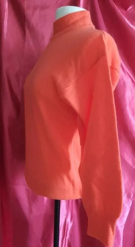Pull col roulé corail femme 38 - M – photo 4